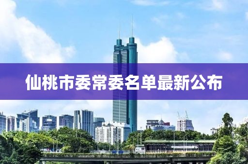 仙桃市委常委名單最新公布