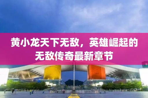 黃小龍?zhí)煜聼o敵，英雄崛起的無敵傳奇最新章節(jié)