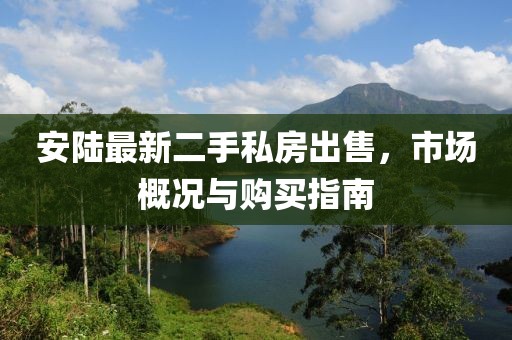 安陸最新二手私房出售，市場(chǎng)概況與購(gòu)買(mǎi)指南