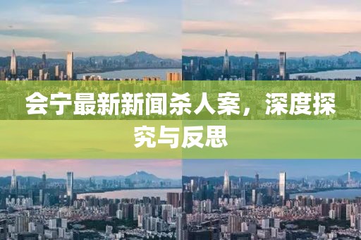 會寧最新新聞殺人案，深度探究與反思