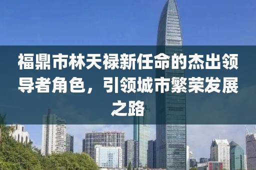 福鼎市林天祿新任命的杰出領(lǐng)導(dǎo)者角色，引領(lǐng)城市繁榮發(fā)展之路