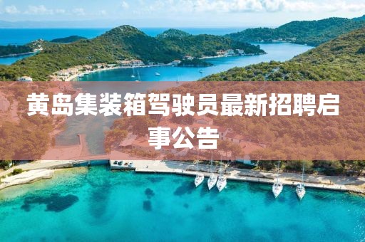 黃島集裝箱駕駛員最新招聘啟事公告