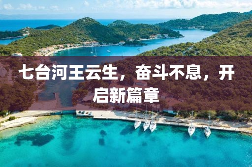 七臺河王云生，奮斗不息，開啟新篇章