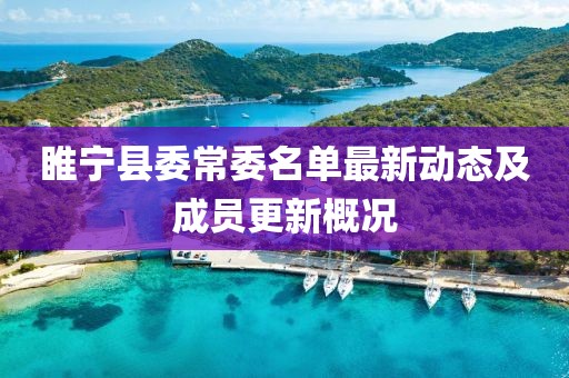 睢寧縣委常委名單最新動態(tài)及成員更新概況